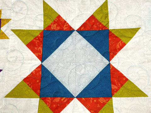 Sue’s Star Block Quilt