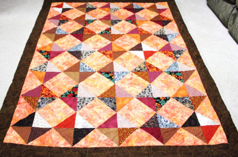 Barbara’s Quilt of Warm Colors