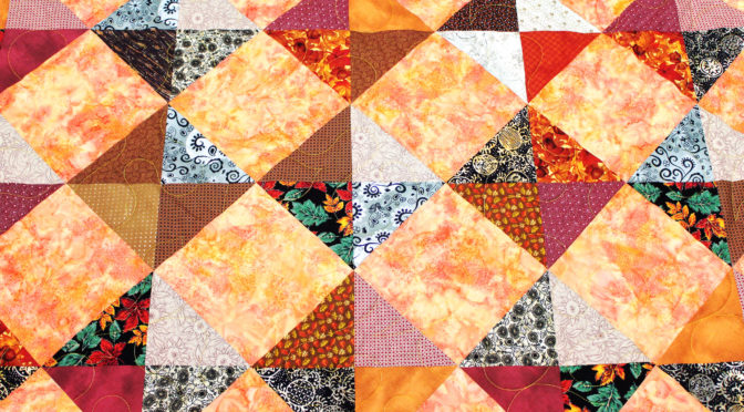 Barbara’s Quilt of Warm Colors!