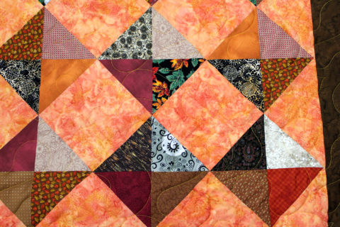 Barbara’s Quilt of Warm Colors