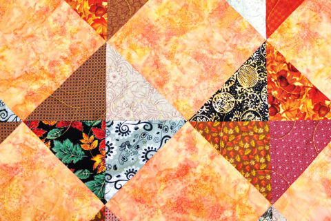 Barbara’s Quilt of Warm Colors