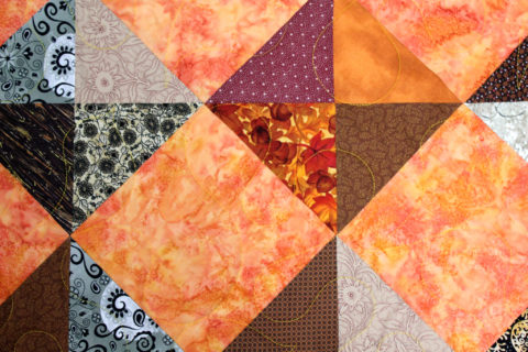 Barbara’s Quilt of Warm Colors