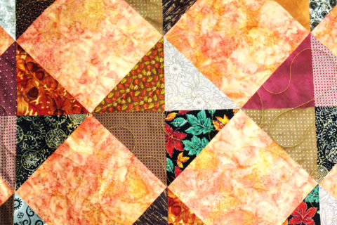 Barbara’s Quilt of Warm Colors