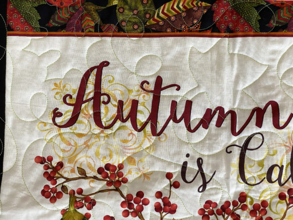 Denise’s Autumn Is Calling Quilt by Jeanne