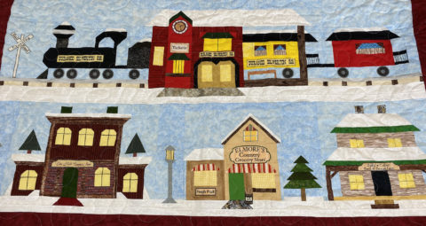 Ann’s Holiday Snow Village Quilt