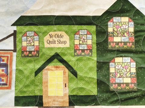 Ann’s Holiday Snow Village Quilt