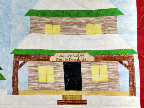 Ann’s Holiday Snow Village Quilt