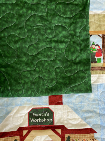 Ann’s Holiday Snow Village Quilt