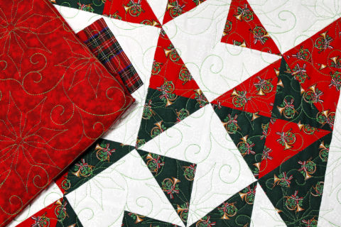 Barbara’s Christmas Snowflakes Quilt