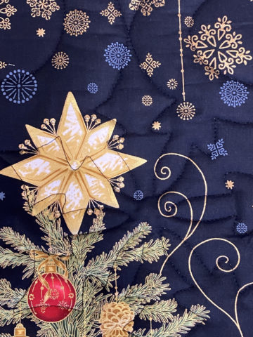 Minnie’s Quilted Hanging Christmas Tree