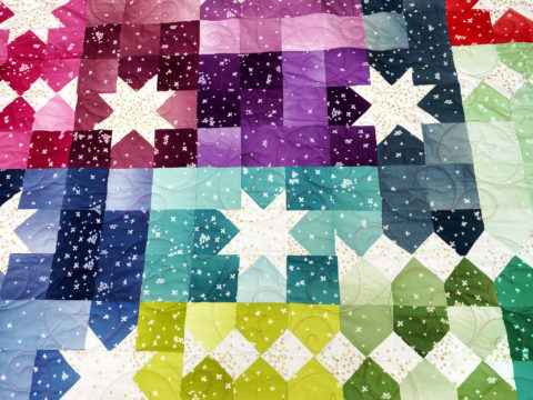 Susan’s Ombre Carnival Quilt