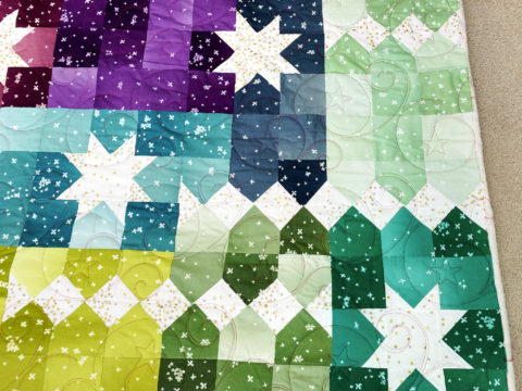 Susan’s Ombre Carnival Quilt