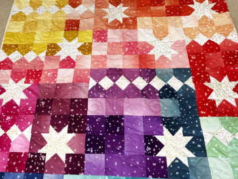 Susan’s Ombre Carnival Quilt