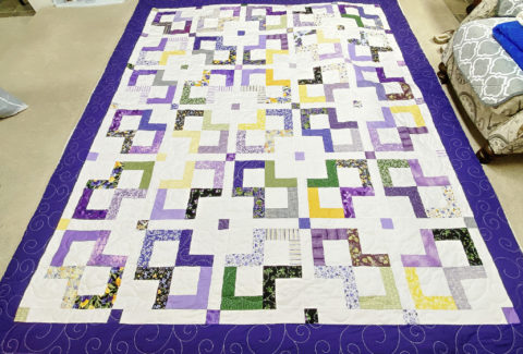 JoAnne’s Geometry in Purple Quilt