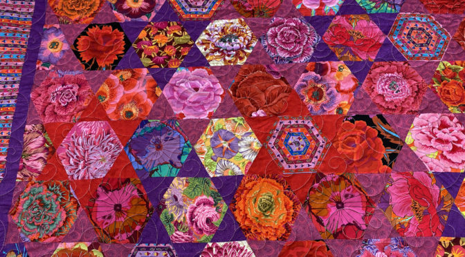 Mediterranean Hexagon Quilt by Susan Tatum!