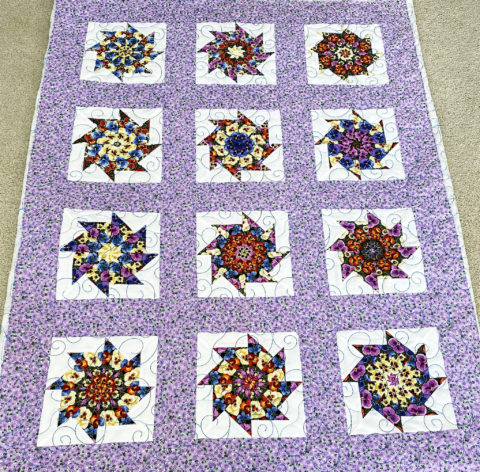 Kathy’s Eight Blade Pinwheel Quilt