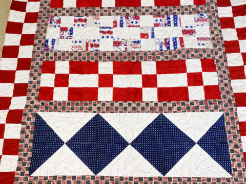 Myrtle’s Red, White & Blue Quilt