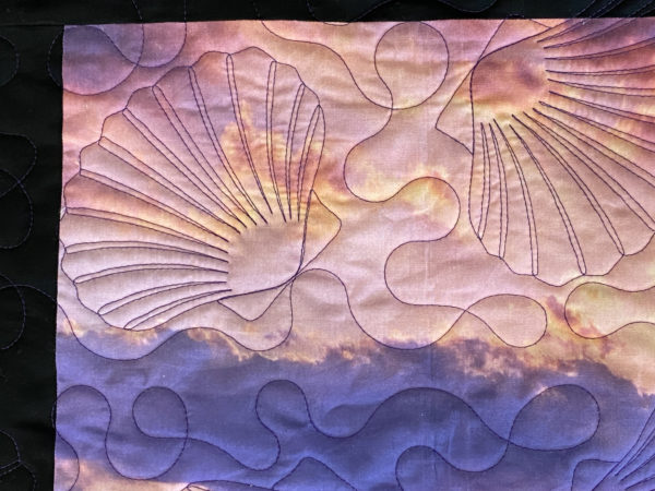 Sandy’s Purple Panel Quilt