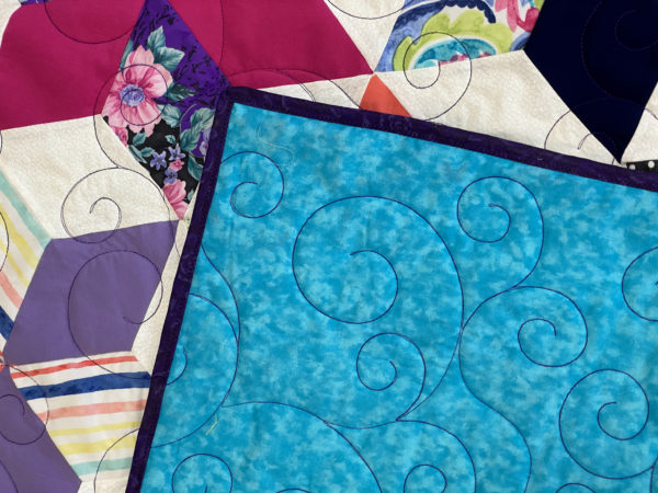 Beverly’s Sixty Degree Diamond Memory Quilt