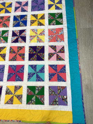 Janice’s Pinwheel Quilt