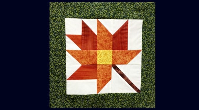 Sewing Class – Autumn Leaf Quilt Block