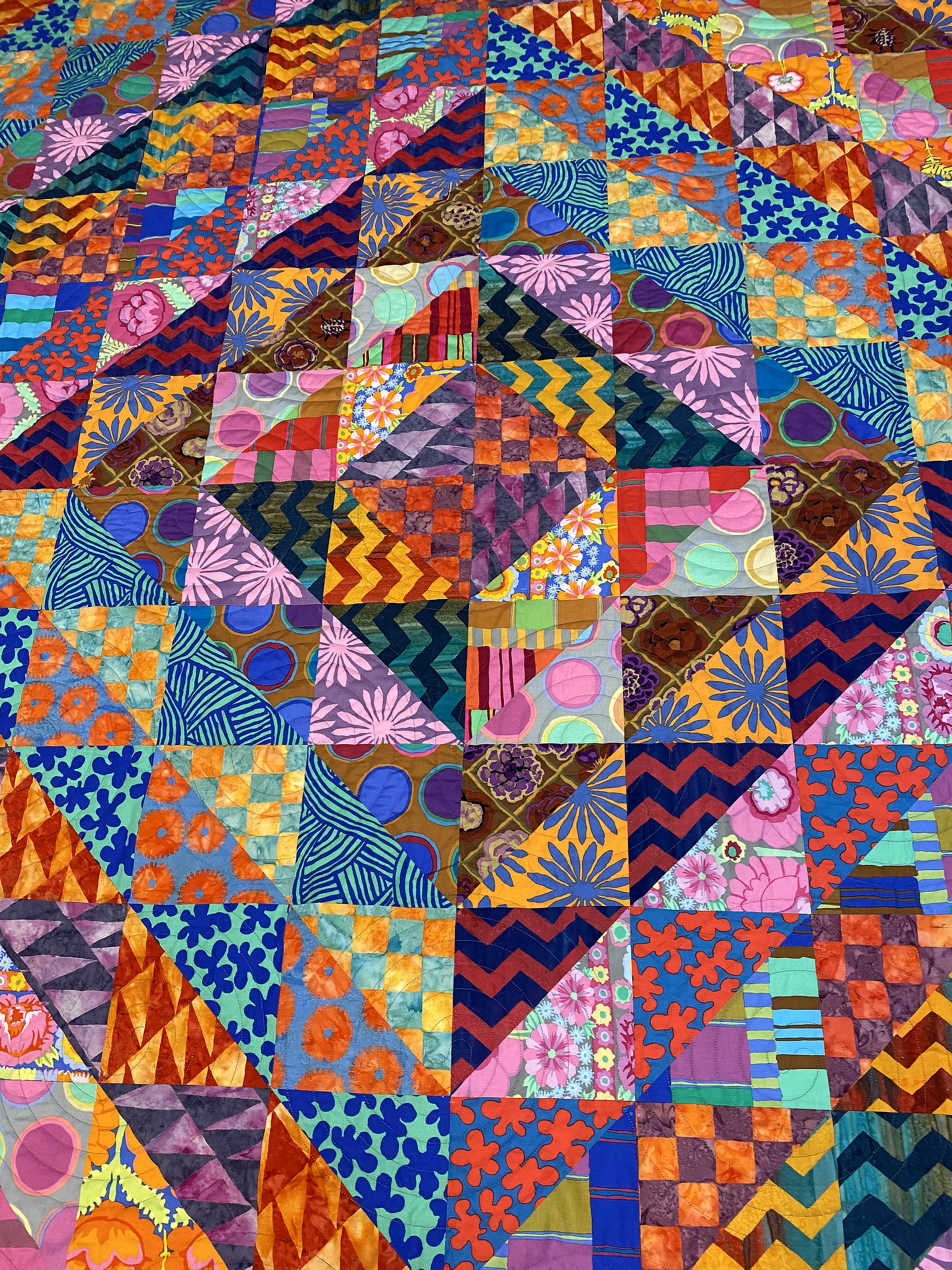 Terrie’s Abstract Squares Quilt