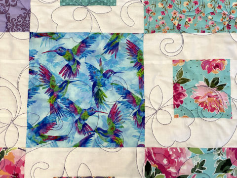 Melanie’s Birds & Blooms Quilt