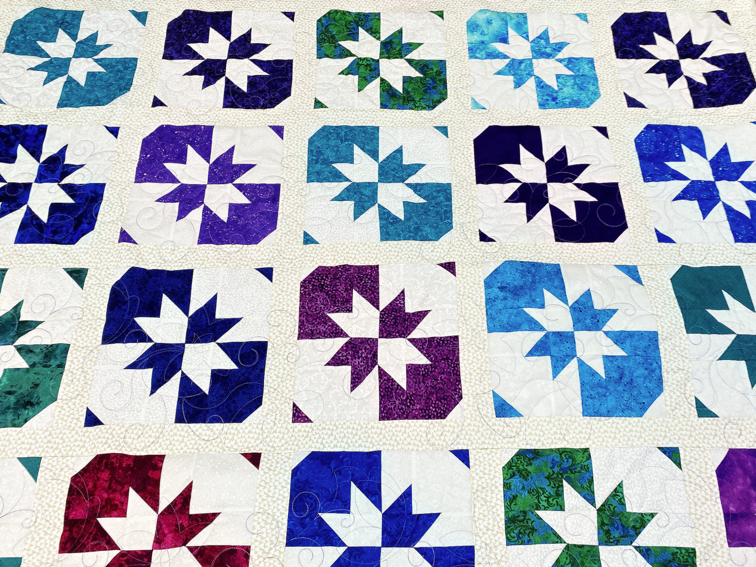 Disappearing Block Quilt by Phyllis! Lady Bird Quilts