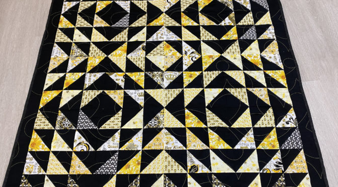 Melanie’s Tranquil Triangles Quilt