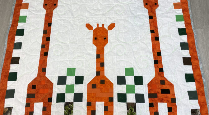 Sandra’s Giraffe Baby Quilt!