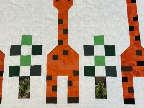 Sandra’s Giraffe Baby Quilt