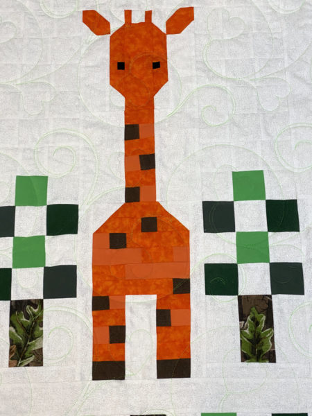 Sandra’s Giraffe Baby Quilt