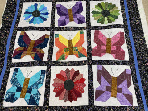 Theresa’s Butterflies & Flowers Throw