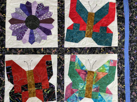 Theresa’s Butterflies & Flowers Throw