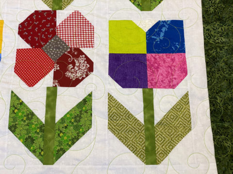 Theresa’s Tulips and Daisies Quilt