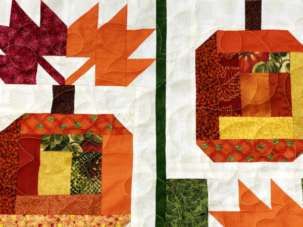 Diana’s Autumn Leaves and Pumpkins Table Runner