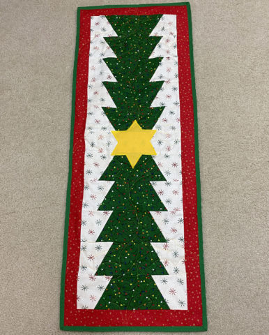 Carole’s Double Christmas Tree Table Runner