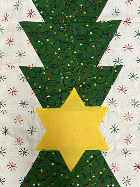 Carole’s Double Christmas Tree Table Runner