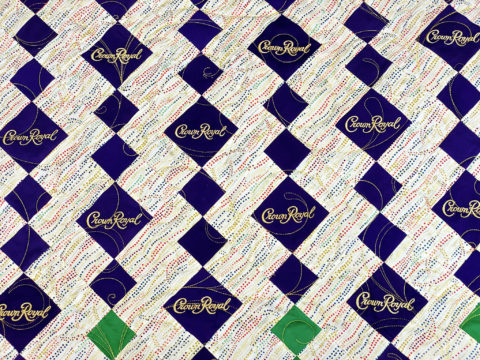 Patti’s Chandelier Crown Royal Quilt