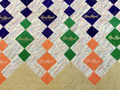 Patti’s Chandelier Crown Royal Quilt