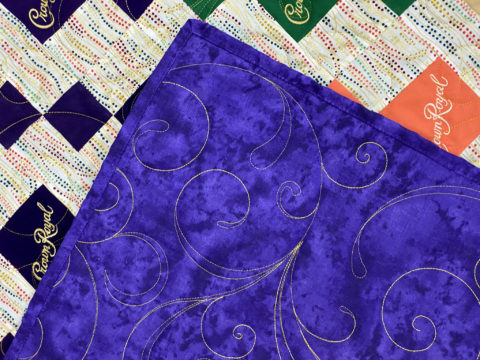 Patti’s Chandelier Crown Royal Quilt