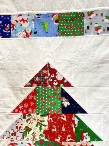 Janet’s Christmas Tree Quilt