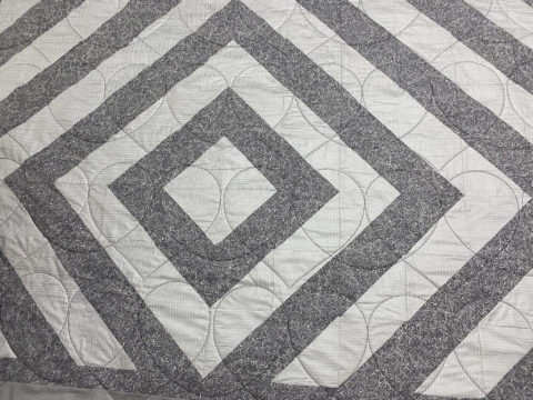 Echoes of Gray Quilt by Carol