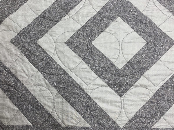 Echoes of Gray Quilt by Carol