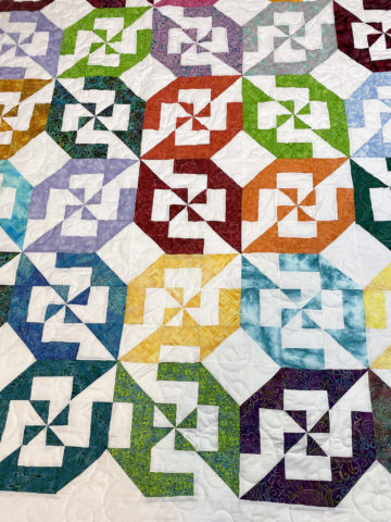 JoAnne’s Disappearing Double Pinwheel Quilt