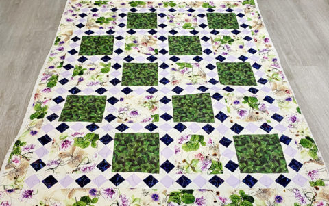 Angela’s Squares and Diamonds Quilt