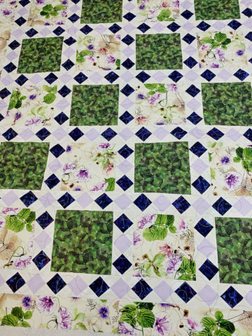 Angela’s Squares and Diamonds Quilt