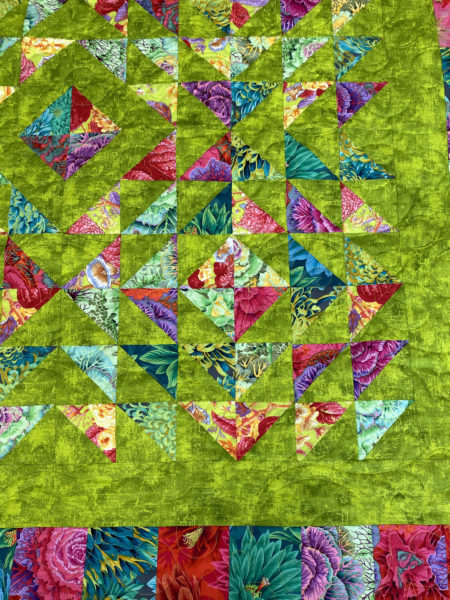 Angela’s Tranquil Triangles Quilt