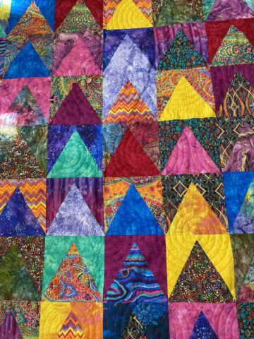 Nell’s Bohemian Peaks Quilt