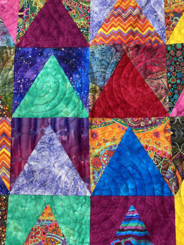 Nell’s Bohemian Peaks Quilt